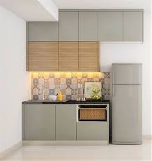 contemporary kitchen with subtle grey