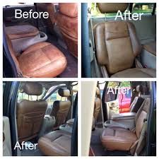 King Ranch Leather Restoration Attempt
