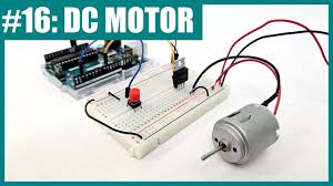 control a dc motor with arduino lesson