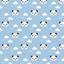 cute panda background pixel art