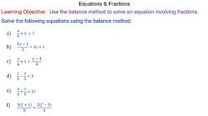 Solving Linear Equations Solving
