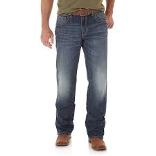 retro relaxed fit bootcut jeans