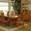 A traditional dining table set inspired by the farmhouse antique furniture look. 1