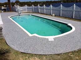 Graniflex Pool Deck Concrete Pool