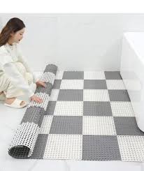 interlocking rubber floor tiles 4pcs