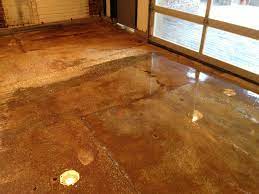 acid staining problems on concrete floors