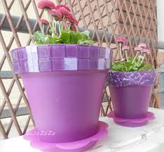 how to decorate plant pots bisozozo