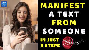 Check spelling or type a new query. How To Manifest A Text Message Or Call From Someone Specific Using Law Of Attraction