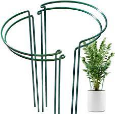 Free shipping on orders over $25 shipped by amazon. Amazon Com Leobro 4 Pack Plant Support Stake Metal Garden Plant Stake Green Half Round Plant Support Ring Plant Cage Plant Support For Tomato Rose Vine 9 4 Wide X 15 6 High
