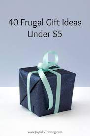 thoughtful and frugal gifts under 5