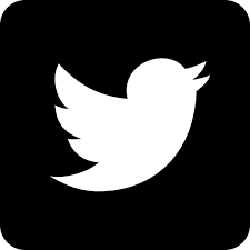 Logo twitter sur fond noir - Icônes logo gratuites