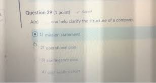 Solved Question 29 1 Point Saved Can Help Clarify The S