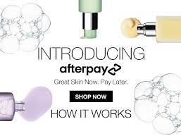skincare and makeup with afterpay