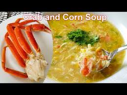 homemade crab and corn soup you