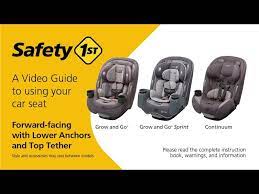 Convertible Car Seat Tutorial