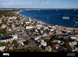 Aerial view of Provincetown, Cape Cod, Massachusetts, America Stock Photo - Alamy