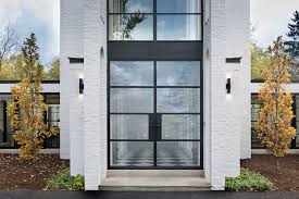 French Steel Glass Exterior Doors