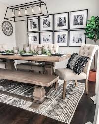 farmhouse style dining room table