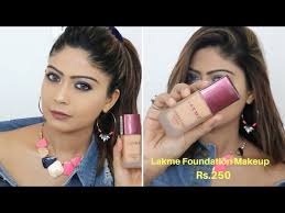 lakme foundation makeup tutorial in