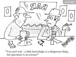 A Little Knowledge Is A Dangerous Thing Cartoons and Comics - funny  pictures from CartoonStock