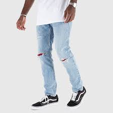 Levis Mens 512 Slim Taper Girling Jeans Light Wash Blue