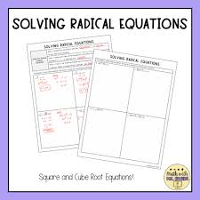 Solving Radical Equations Guided Notes