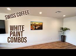 White Paint Color Combos Swiss Coffee