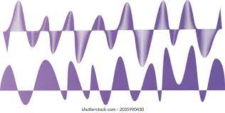 Geometric Line Pattern Wave Gradient Vibrant Stock Vector 2035990430 gambar png