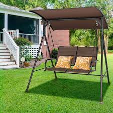 2 Person Porch Swing With Adjustable