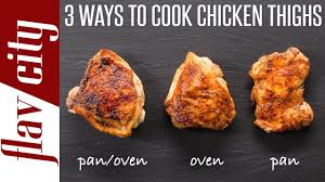 Everyday food editor sarah carey shows you how easy it is to do. 3 Ways To Cook Juicy Chicken Thighs Kitchen Basics By Flavcity