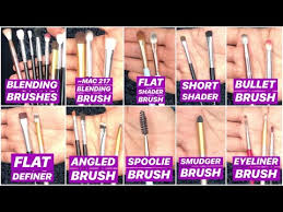 complete guide to eye makeup brushes