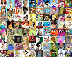 cartoon characters live in a diffe