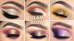 gold glitter eye makeup tutorial eye