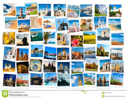 Travel In Europe Collage Stock Image Image Of Daylight