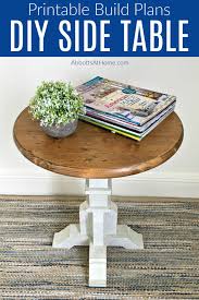 Diy Side Table Woodworking Plan 50