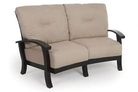 cushion crescent love seat