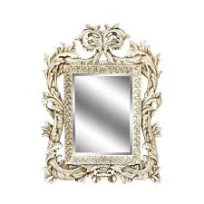 White Antique French Style Mirror