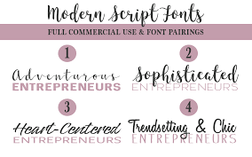 free commercial use script fonts