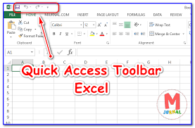 Microsoft access 2019 adalah versi access terbaru yang tersedia sebagai versi sekali beli. Quick Access Toolbar Akses Cepat Input Data Excel M Jurnal