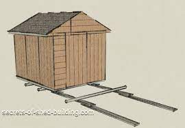 moving a storage shed step by step in