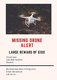 lost drone without a tracker