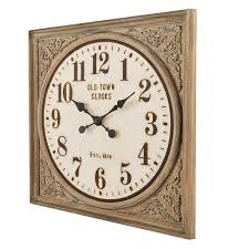 Large Square Wall Clock