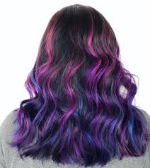 Super blue, super purple and super pink. 23 Incredible Ways To Get Galaxy Hair In 2021 Photos