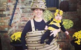 diy bee hive costume easy step by