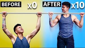 go from 0 to 10 pull ups in a row fast