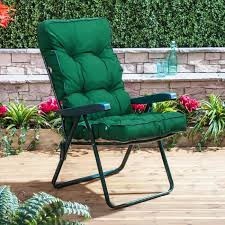 recliner chair green frame with