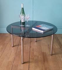 Tinted Glass Coffee Table 1970s