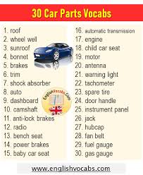 30 car parts voary car parts