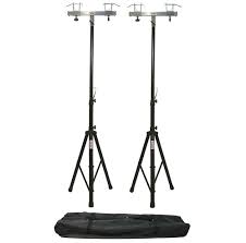 2 Dj Pro Lighting 6 Foot Tripod Light Stand 2 Square Truss T Bar Adapter Asc Stand Package 54