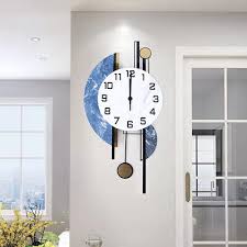 Modern Wall Clock Acrylic Metal Wall